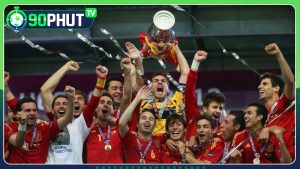 Tây Ban Nha là một trong 2 đội vô địch Euro nhiều nhất